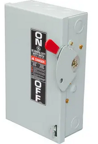 Interruptor de Seguridad, 30A, 3P, 600V,N1,  c/Fusible