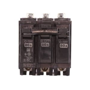 Interruptor termomagnético, 80 A, 3P, 120/240 V, tipo Bolt-On