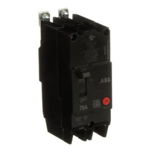 Interruptor termomagnético tipo TEY, 70 A, 2P, 277/480 V, montaje bolt-on