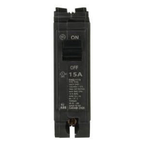 Interruptor termomagnético, 15 A, 1P, 120/240 V, enchufable tipo Q-Line