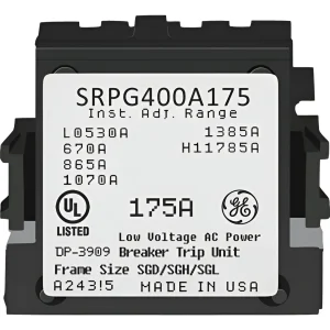 Rating Plug de 400 a 175Amps, serie Spectra