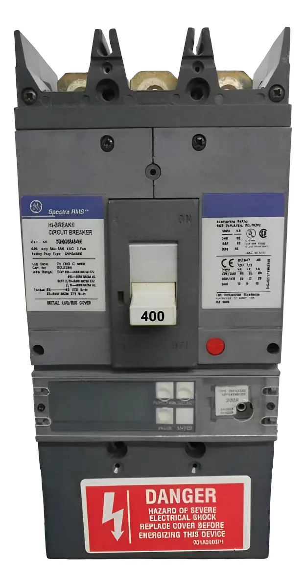 Interruptor de potencia Spectra, 400 A, 3P, 600 V, tipo Spectra