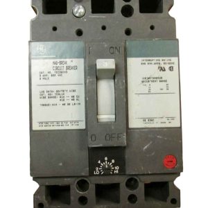 Interruptor termomagnético de caja moldeada (mag-break), 3 A, 3P, 600 V CA, conexión feed-thru, (producto descontinuado)
