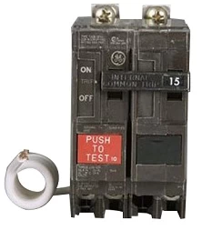 Interruptor termomagnético, 20 A, 2P, 120/240 V, atornillable tipo Q-Line con protección GF