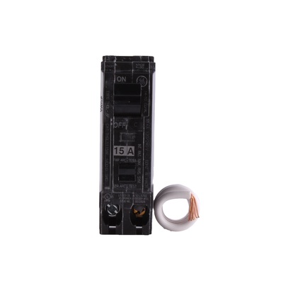 Interruptor termomagnético, 15 A, 1P, 120 V, enchufable tipo Q-Line con protección AF (arco eléctrico)
