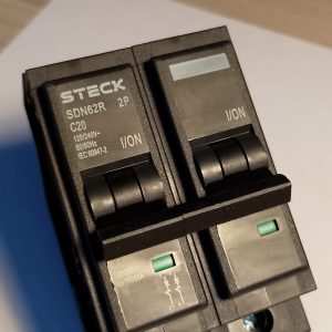 SDN62R50 Interruptor Termomagnético Enchufable Steck 2P 50A Compatible con GE THQL2150