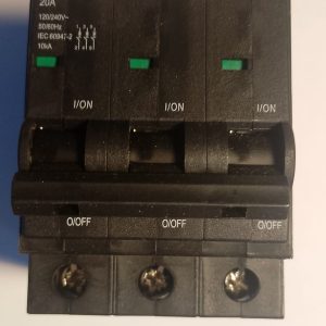 SDQ63C20 Interruptor Termomagnético Enchufable Steck 3P 20A Compatible con Square D QO320