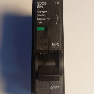 SDQ61C50 Interruptor Termomagnético Enchufable Steck 1P 50A Compatible con Square D QO150