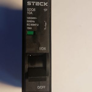 SDQ61C20 Interruptor Termomagnético Enchufable Steck 1P 20A Compatible con Square D QO120